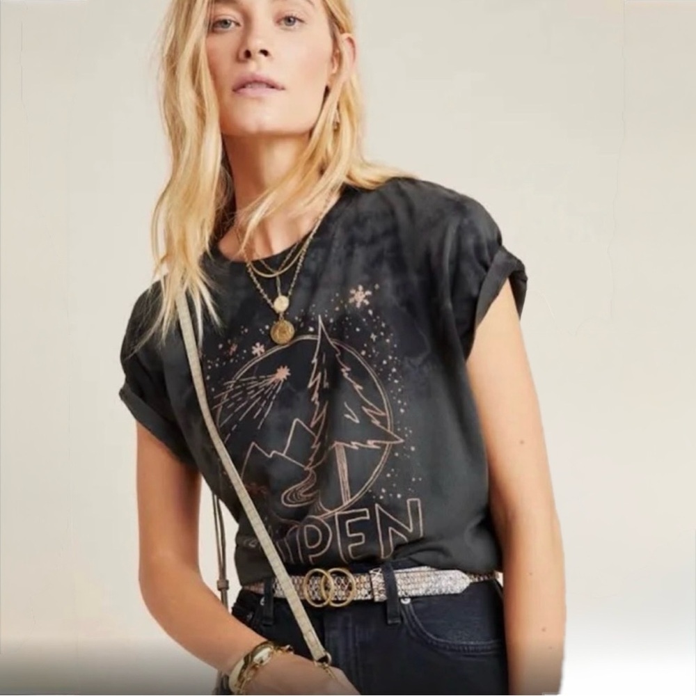 Anthropologie Junk Food Aspen t-shirt